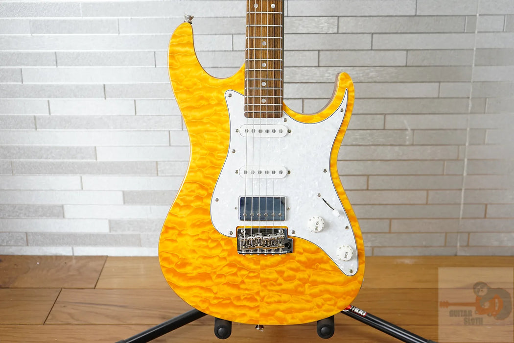 Tagima Stella DW Electric Guitar - Transparent Orange
