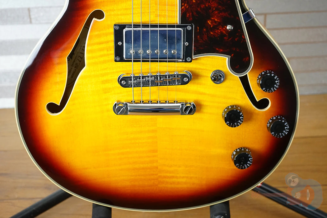 D'Angelico Premier Mini DC with Pau Ferro Fretboard - Dark Iced Tea Burst