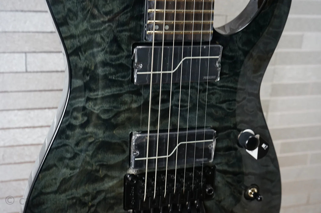 ESP LTD BUZ-7 Buz McGrath Signature - See Thru Black