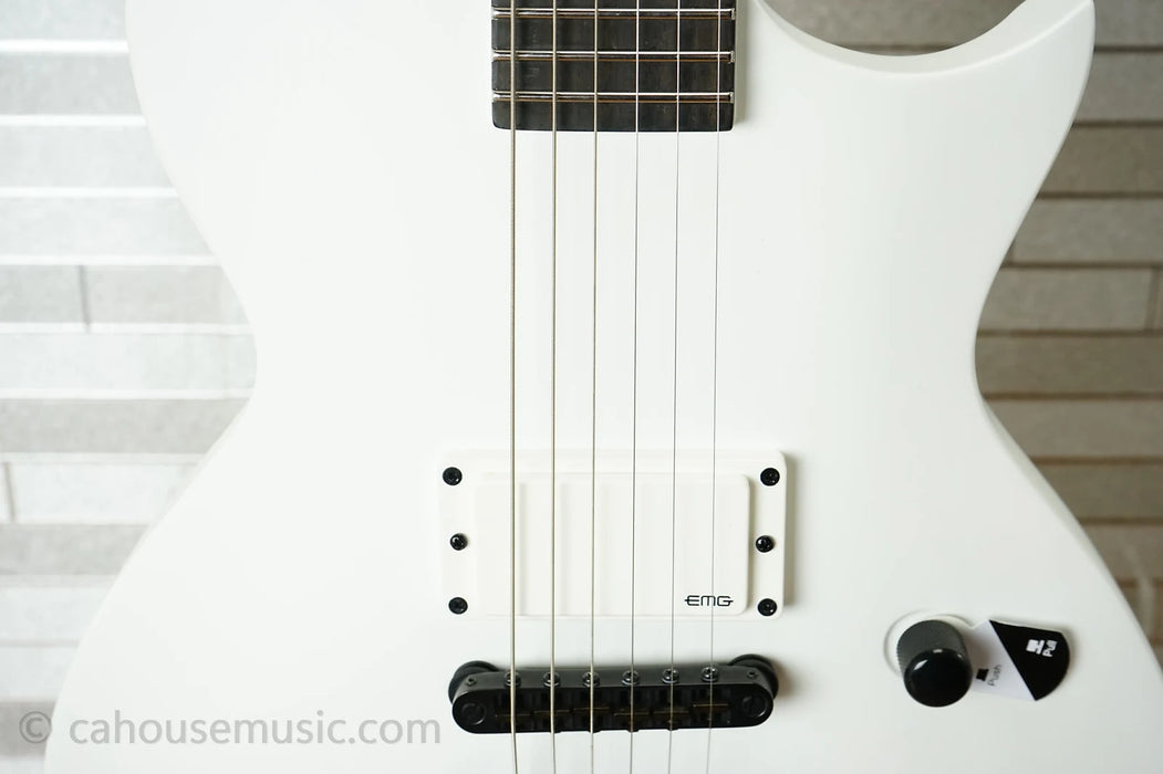 ESP LTD EC Arctic Metal - Snow White Satin