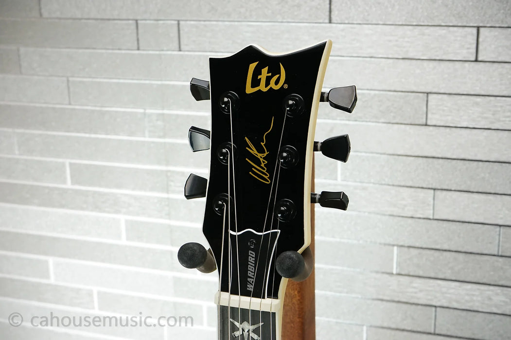 ESP LTD WA-Warbird Will Adler Signature - Black with Gold Graphic