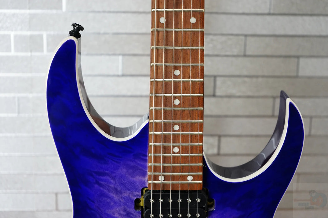 Ibanez RG421QM-CBB Standard - Cerulean Blue Burst