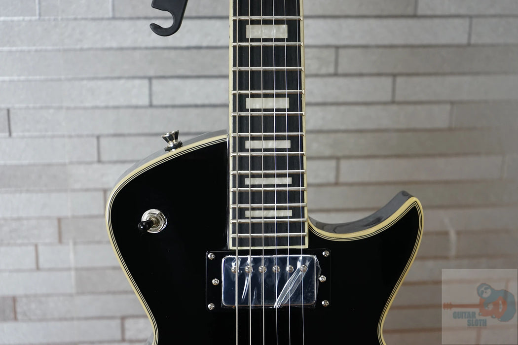 Tagima Mirach Guitar - Gloss Black - With Hardshell Case