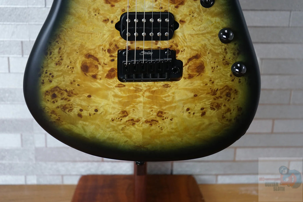 Sterling Jason Richardson 6 Signature Cutlass - Natural Poplar Burst - With Gig Bag