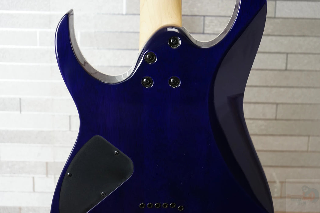 Ibanez RG421QM-CBB Standard - Cerulean Blue Burst