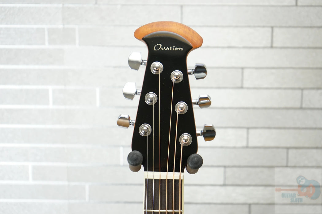 Ovation CE44LX-1R-G Celebrity Series Elite Plus Mid-Depth Left-Handed Acoustic-Electric Guitar Ruby Burst