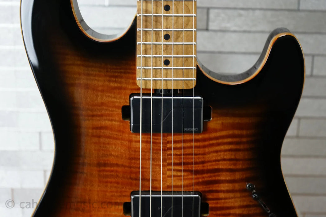 Sterling Sabre with Roasted Maple Fretboard - Cobra Burst