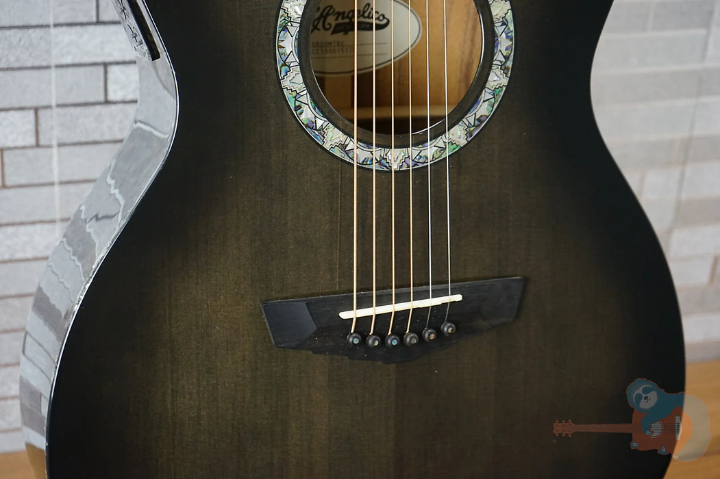 D'Angelico Deluxe Tammany - Grey Burst - Aspen Exclusive