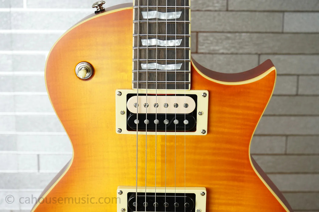 ESP LTD EC-1000T Flamed Maple - Honey Burst Satin