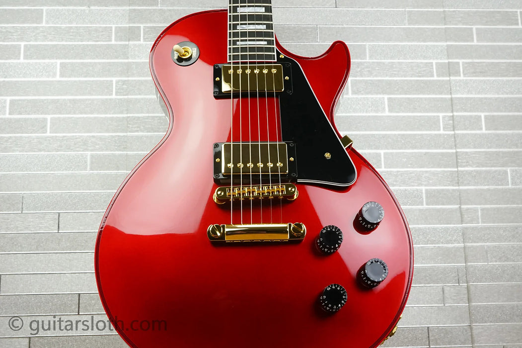 Gibson Special Order Custom Shop Les Paul Custom - Candy Apple Red Widow