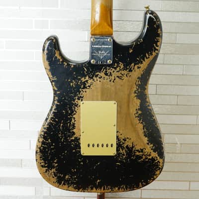 Fender Custom Shop 2025 LTD Roasted Bighead 1966 Stratocaster Super Heavy Relic - Aged Black