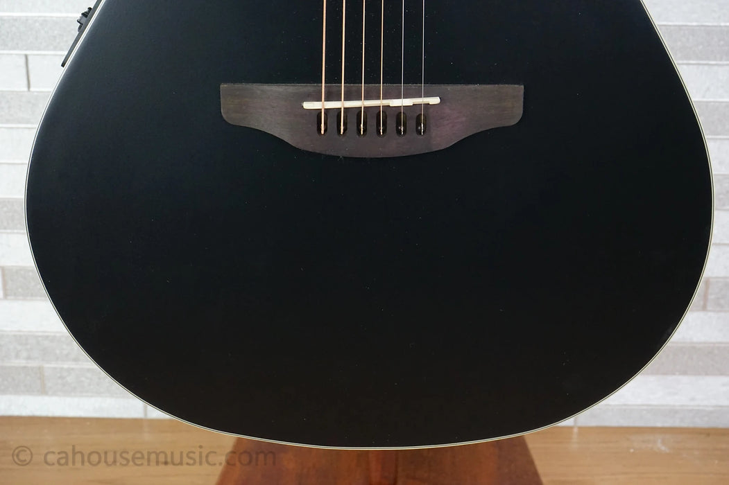 Ovation AB24-5S Applause Standard Mid-Depth Acoustic Guitar - Black Satin