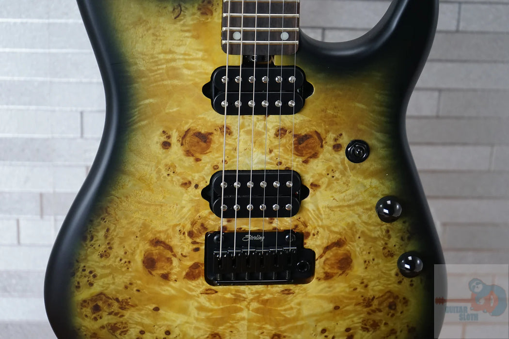 Sterling Jason Richardson 6 Signature Cutlass - Natural Poplar Burst - With Gig Bag