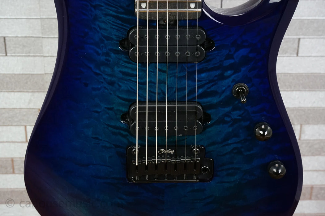 Sterling JP157D QM John Petrucci Signature DiMarzio - Cerulean Paradise