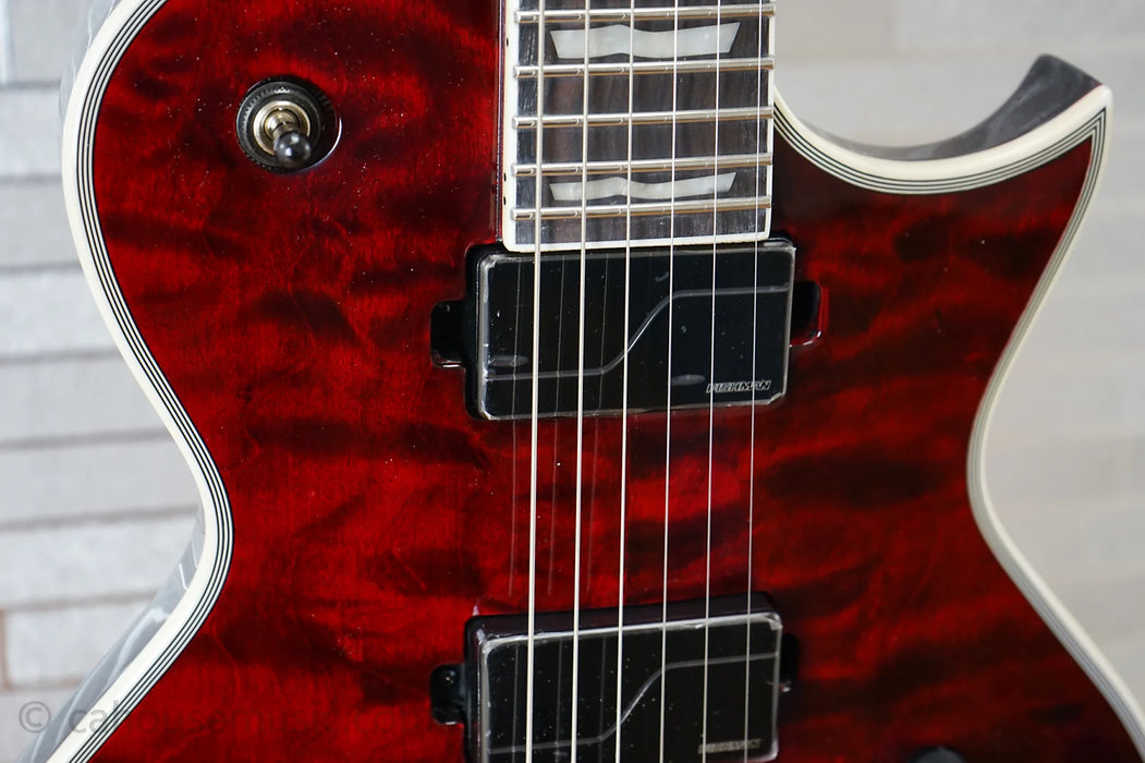ESP LTD EC-1000 QM - See Thru Black Cherry