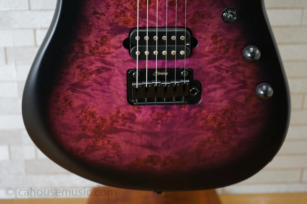 Sterling Jason Richardson Signature Cutlass - Cosmic Purple Burst Satin - With Bag