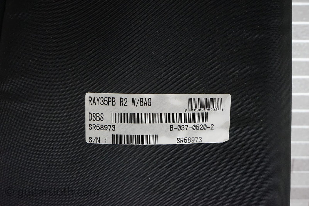 Sterling StingRay Ray35PB - Dark Scarlet Burst Satin