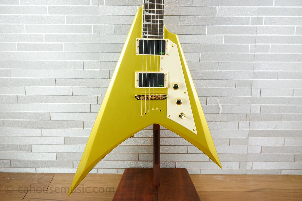 ESP LTD KH-V Kirk Hammett Signature - Metallic Gold