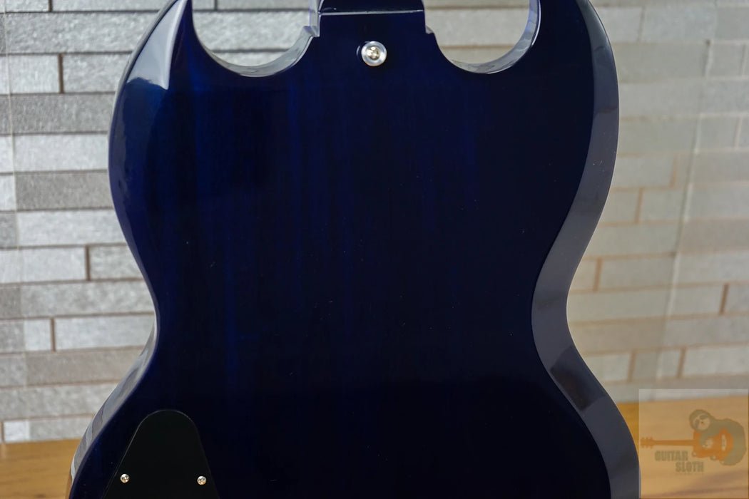 Gibson Custom Shop SG Figured Top Blue Widow Gloss