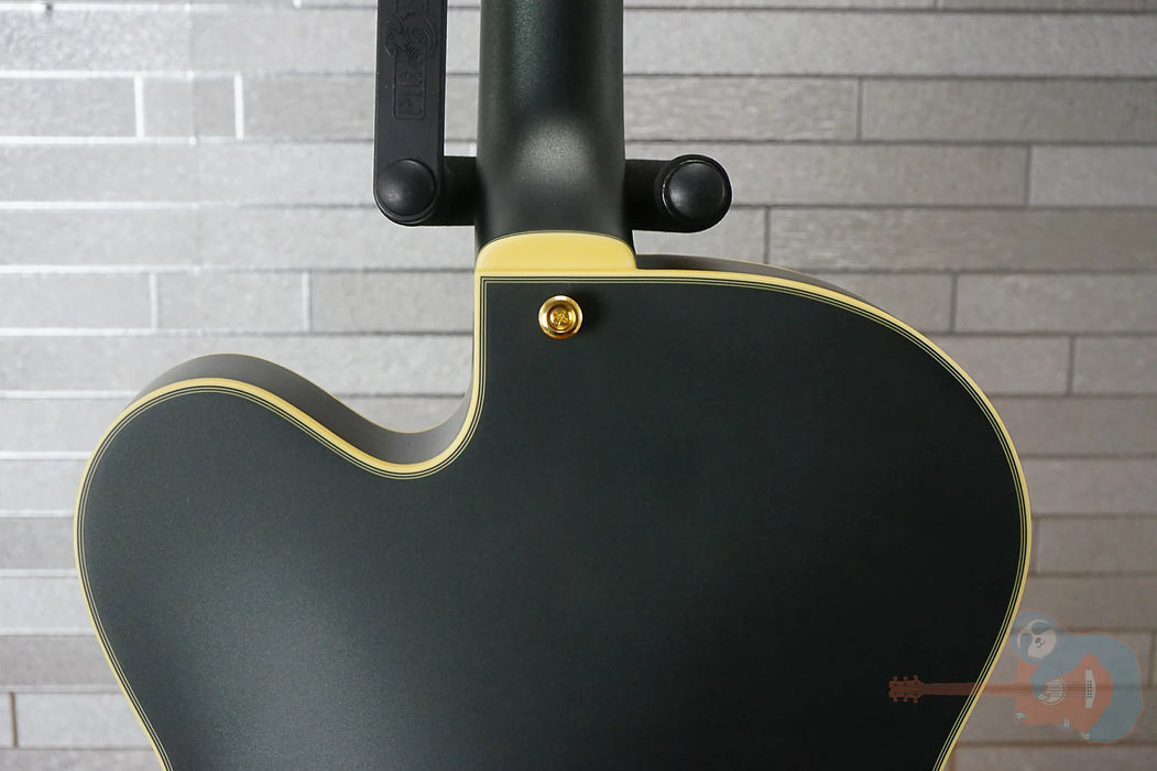 D'Angelico Deluxe EXL-1 Hollow Body Archtop - Matte Midnight