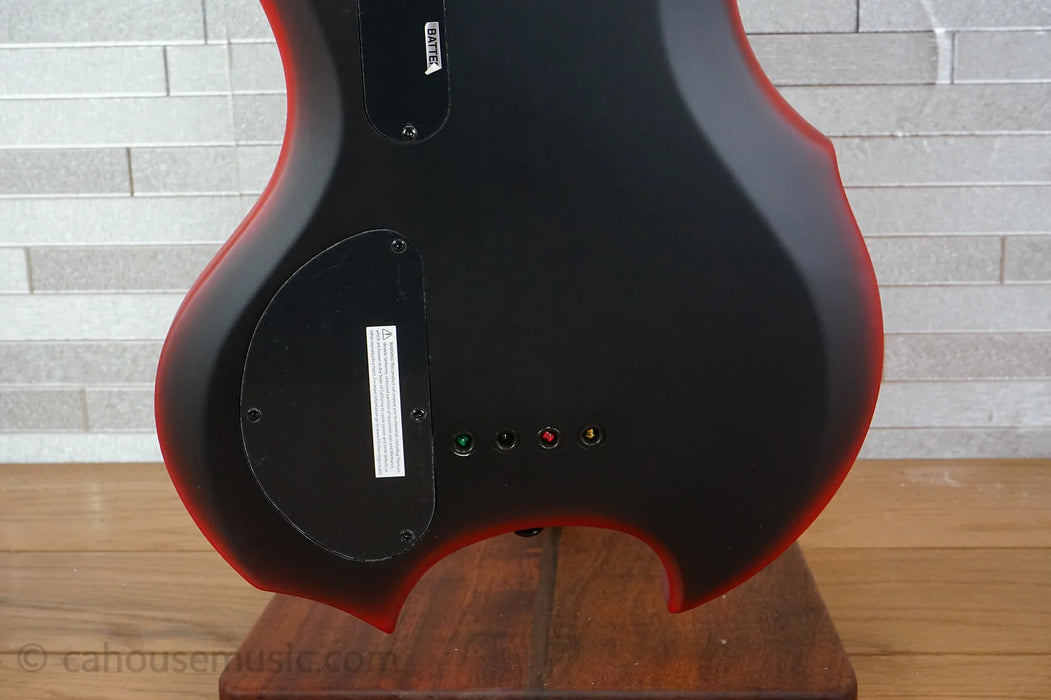 ESP LTD FL-4 Fred Leclercq Signature - Black Red Burst Satin