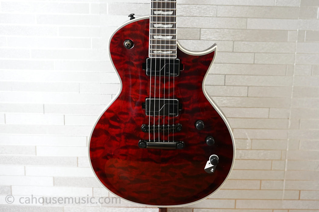 ESP LTD EC-1000 QM - See Thru Black Cherry