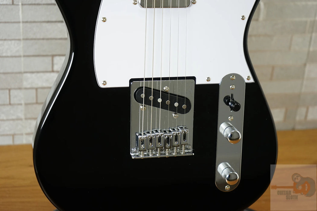 Tagima TW-55 BK LF/WH Tele Style Electric Guitar Black