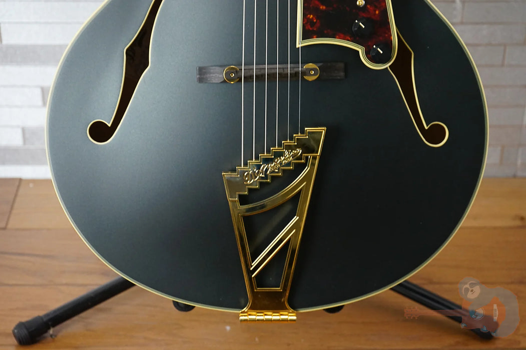 D'Angelico Deluxe EXL-1 Hollow Body Archtop - Matte Midnight