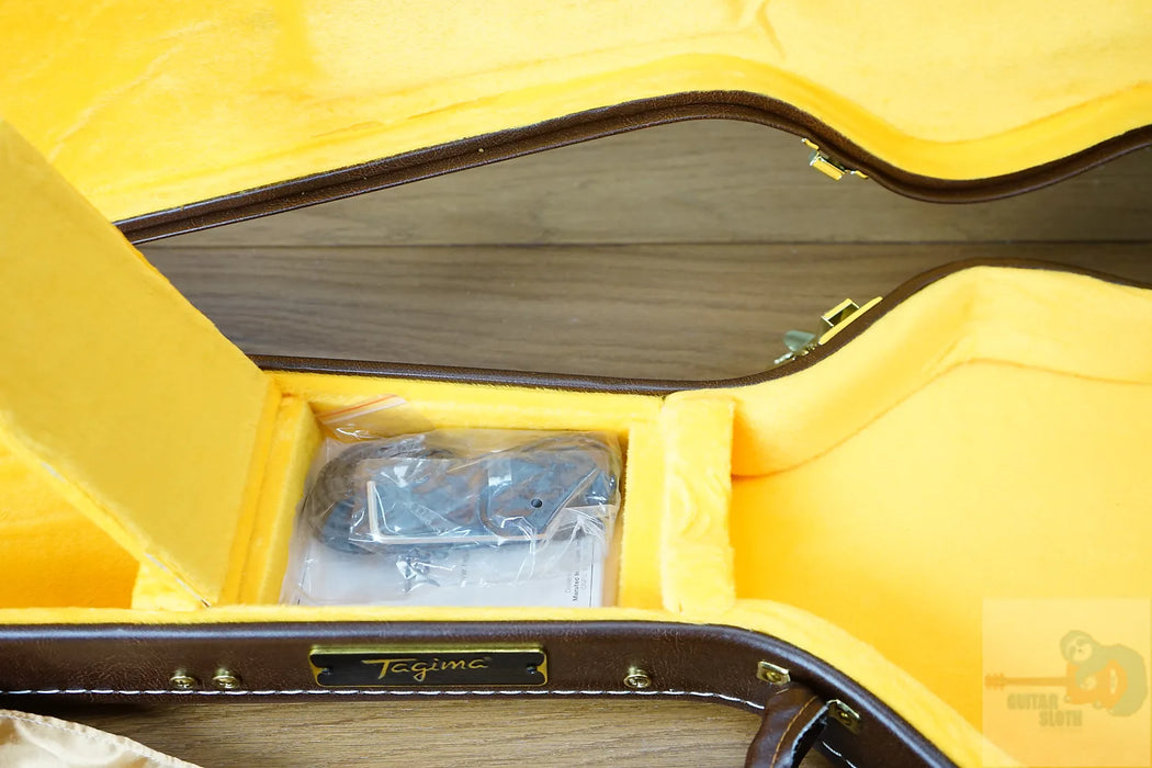 Tagima Mirach Guitar - Gloss Black - With Hardshell Case