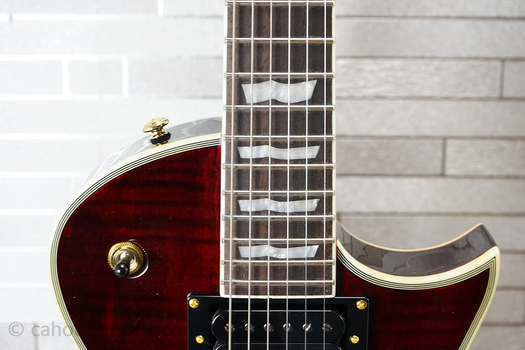 ESP LTD EC-1000T CTM Flamed Maple - See Thru Black Cherry