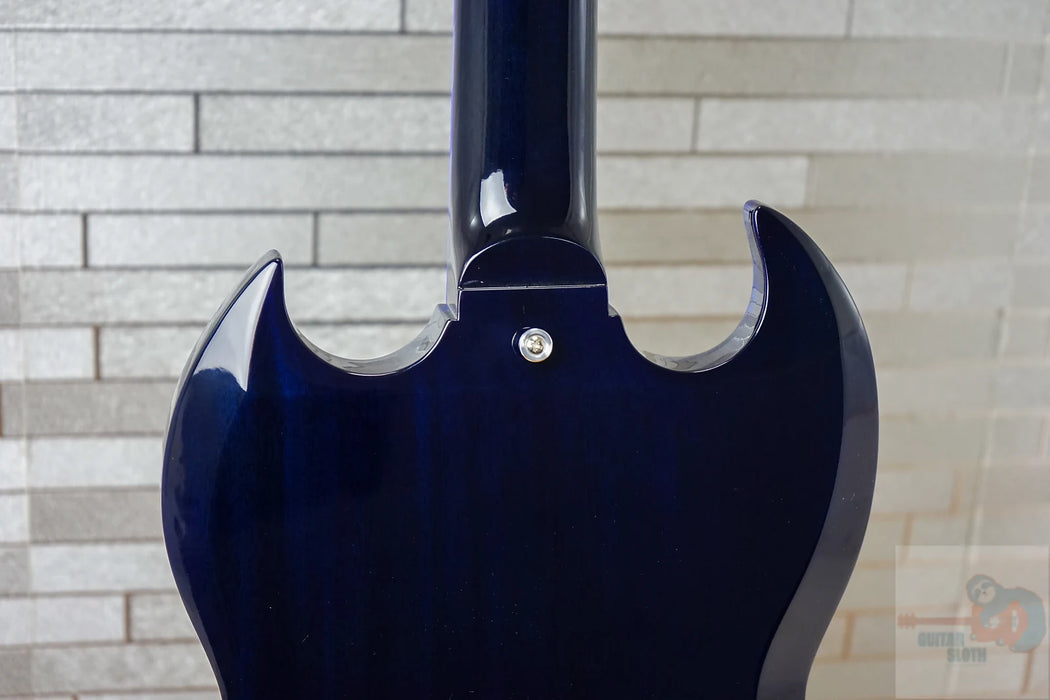 Gibson Custom Shop SG Figured Top Blue Widow Gloss