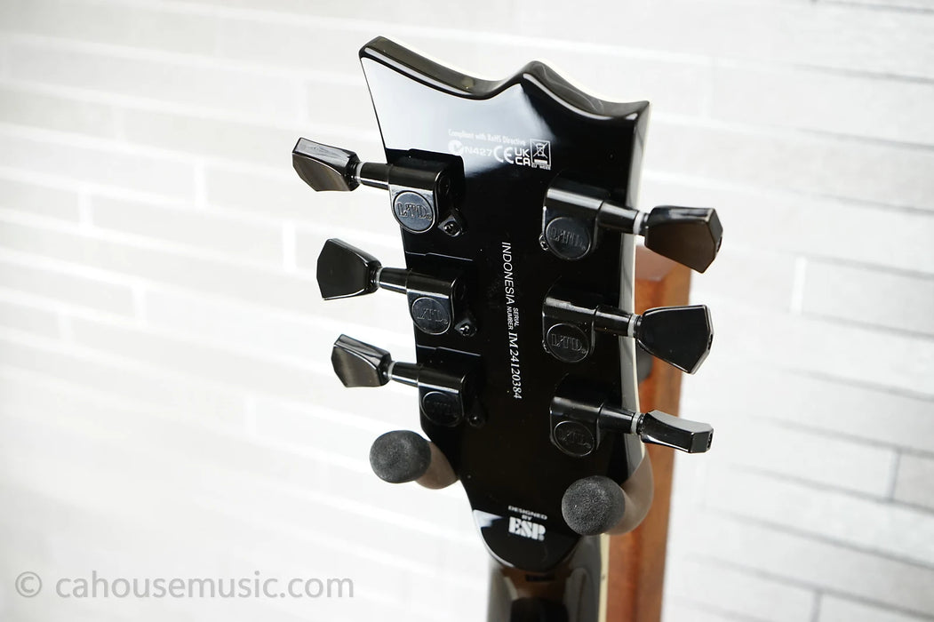 ESP LTD EC-256 - Silver Sunburst Teardrop