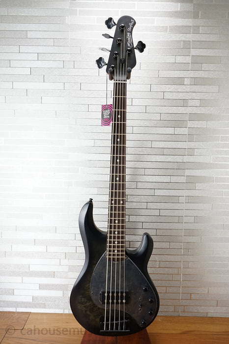 Sterling StingRay Ray35PB - Trans Black Satin