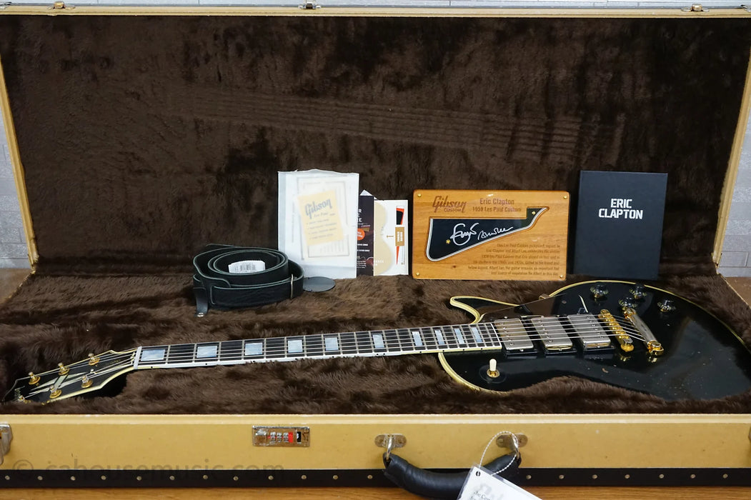 Gibson Custom Shop Murphy Lab Eric Clapton Signature '58 Les Paul Custom Reissue Relic - Ebony