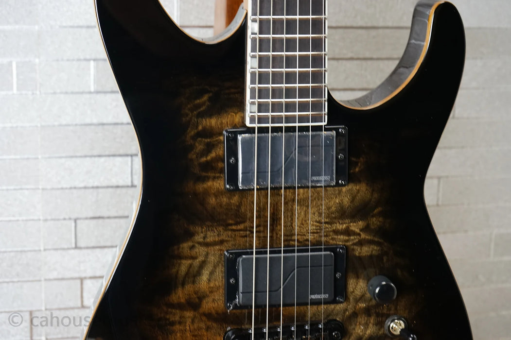ESP LTD JM-II Josh Middleton Signature - Black Shadow Burst