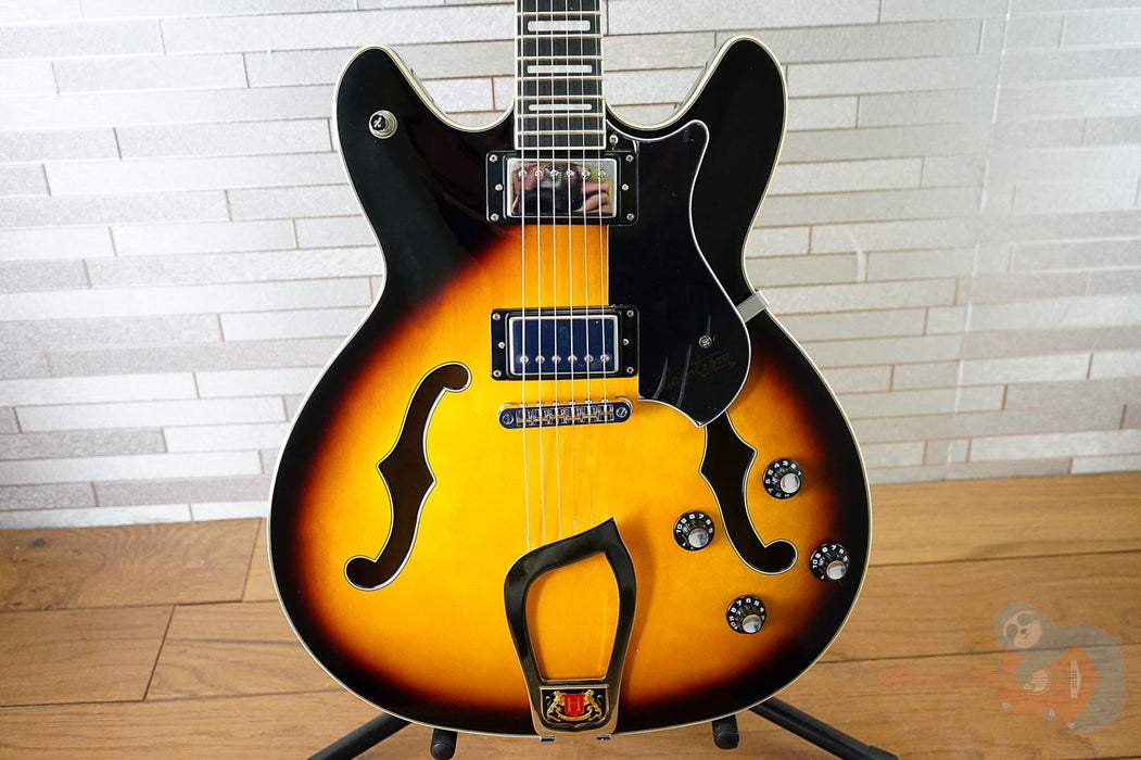 Hagstrom VIK-TSB Viking Semi-Hollow - Tobacco Sunburst