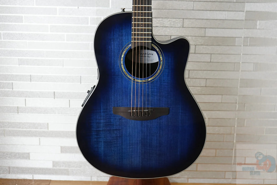 Ovation CS24P-BLFL-G Celebrity Plus - Electric Acoustic Guitar