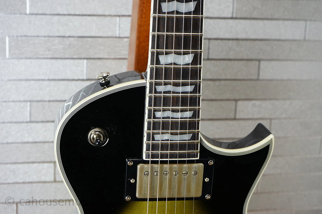 ESP LTD BK-600 Bill Kelliher Signature - Vintage Silver Sunburst