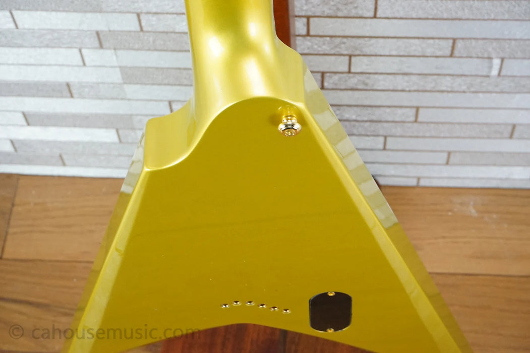 ESP LTD KH-V Kirk Hammett Signature - Metallic Gold