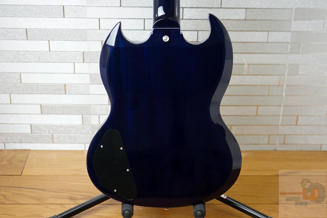 Gibson Custom Shop SG Figured Top Blue Widow Gloss