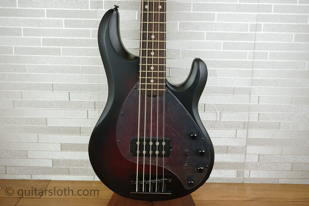 Sterling StingRay Ray35PB - Dark Scarlet Burst Satin