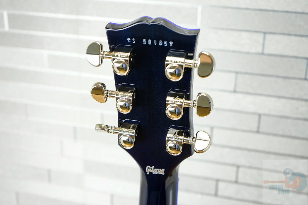 Gibson Custom Shop SG Figured Top Blue Widow Gloss
