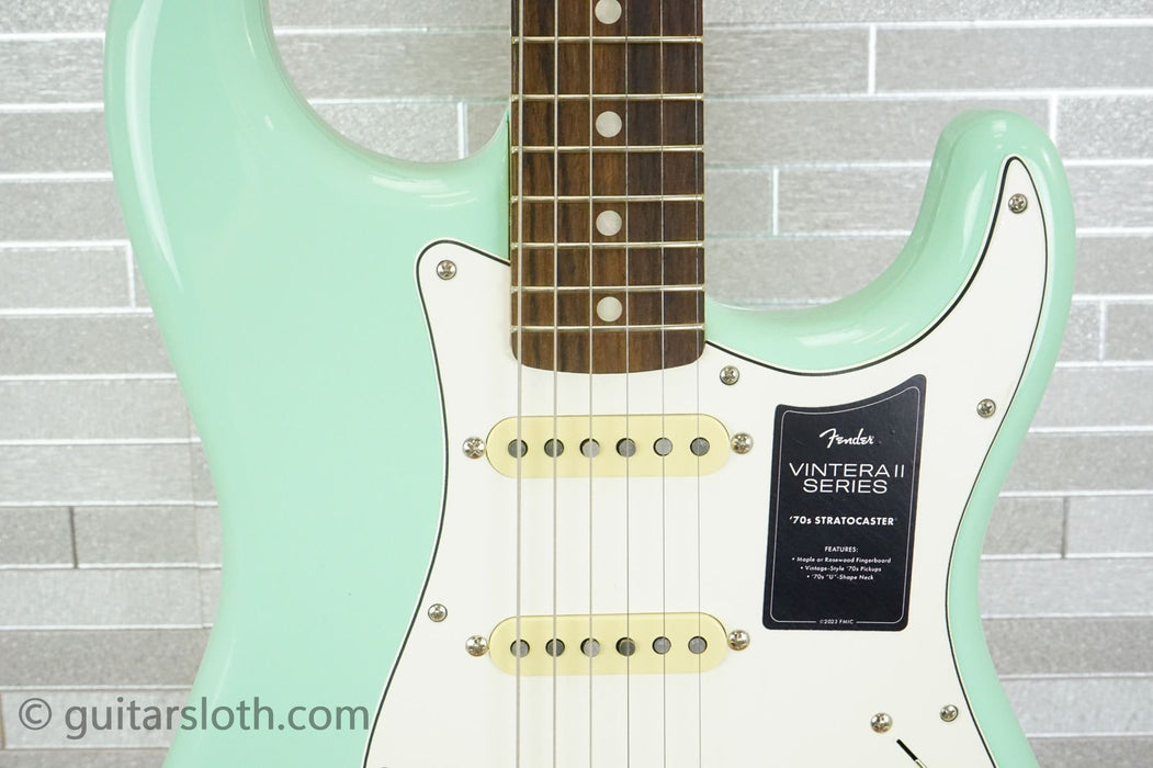 Fender Vintera II '70s Stratocaster with Rosewood Fretboard - Surf Green