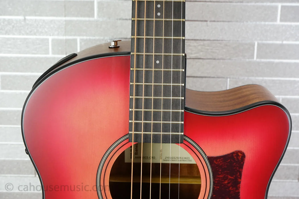 Ibanez AAM50CE-CRO Advanced Acoustic 2025 - Coral Red Burst