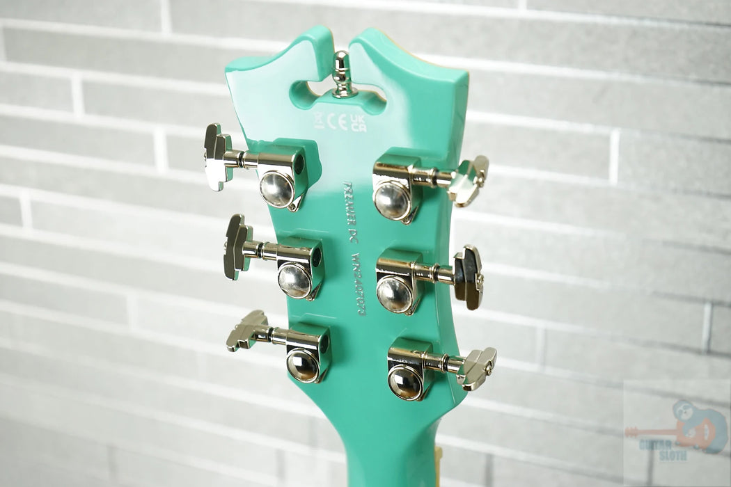 D'Angelico Premier DC Semi-Hollow Double Cutaway - Surf Green
