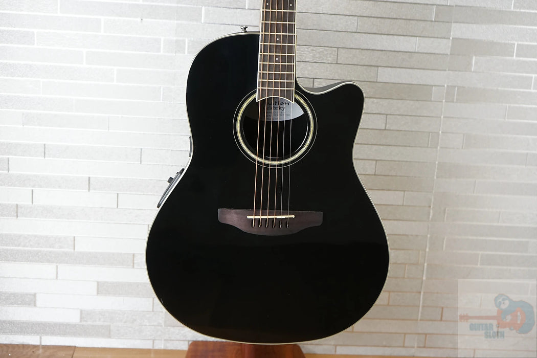 Ovation CS24-5-G E-Acoustic Guitar Celebrity Standard Mid Cutaway - Black