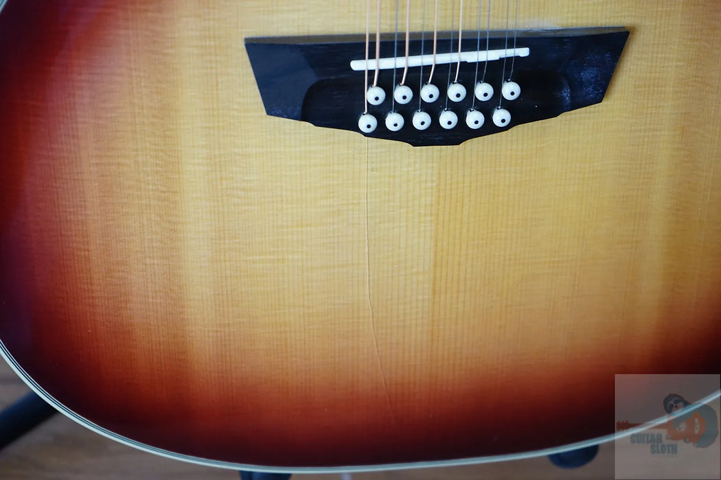 D'Angelico Premier Fulton 12-String Grand Auditorium - Iced Tea Burst