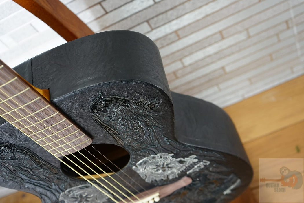 Fender Kangaroo and Alligator Leather Triple O Custom Shop Acoustic Guitar 2014 - Tony Murga Boots