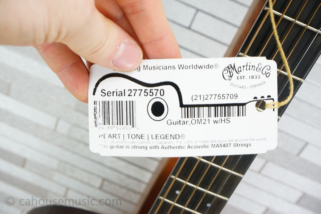 Martin Standard Series OM-21 - Natural