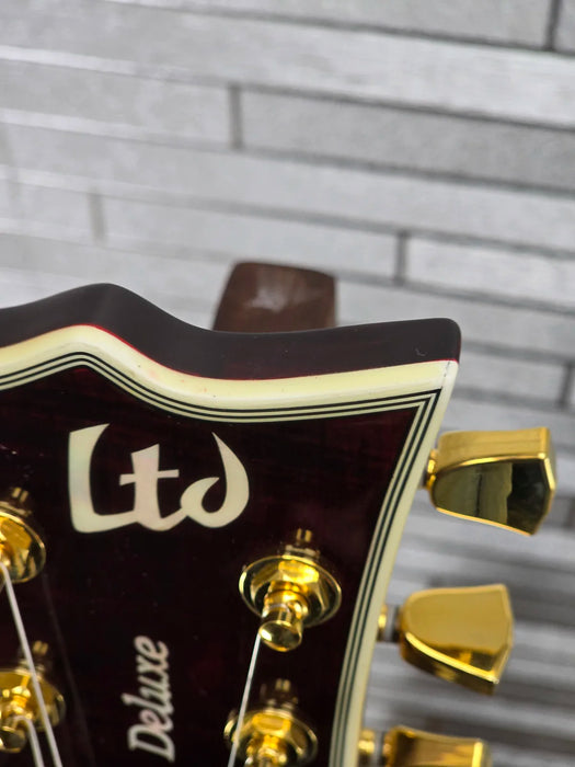 ESP LTD EC-1000T CTM Flamed Maple - See Thru Black Cherry